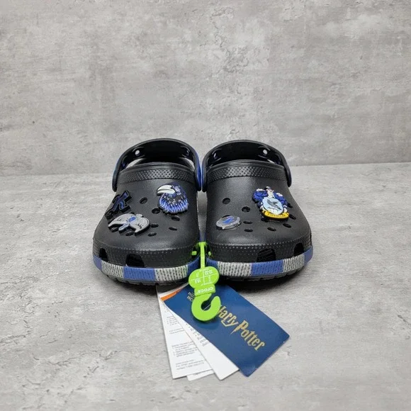 New CROCS Harry Potter Ravenclaw Classic Clog 210528 Jibbitz Kids Juniors Size 1 - Picture 1 of 9